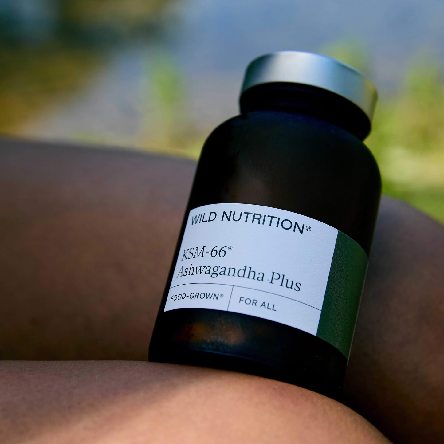 Wild Nutrition WILD NUTRITION Food-Grown Ashwagandha KSM 66 Plus | Ethically Sourced Ashwagandha Capsules to Support Mind and Body | Tablets to Support Stress and Anxiety | 60 Capsules