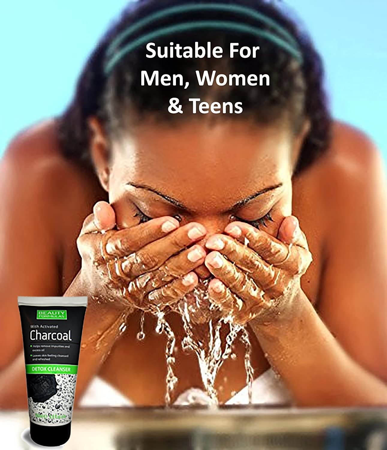 150ml Beauty Formulas with Activated Charcoal Detox Cleanser