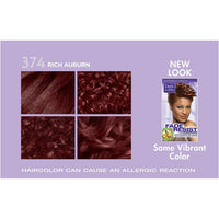 DarkandLovely Dark and Lovely Fade Resist Permanent Hair Colour Hair Dye Up To 100 Percent Gray Coverage Brilliant Shine (Rich Auburn 374)