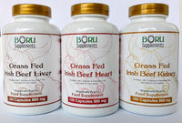 Boru Supplements Boru Organic Grass Fed Irish Beef Liver Capsules (180 Capsules) Organically Reared