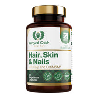 Royal Oak Health Hair, Skin & Nails - 60 Vegan Capsules - UK Made