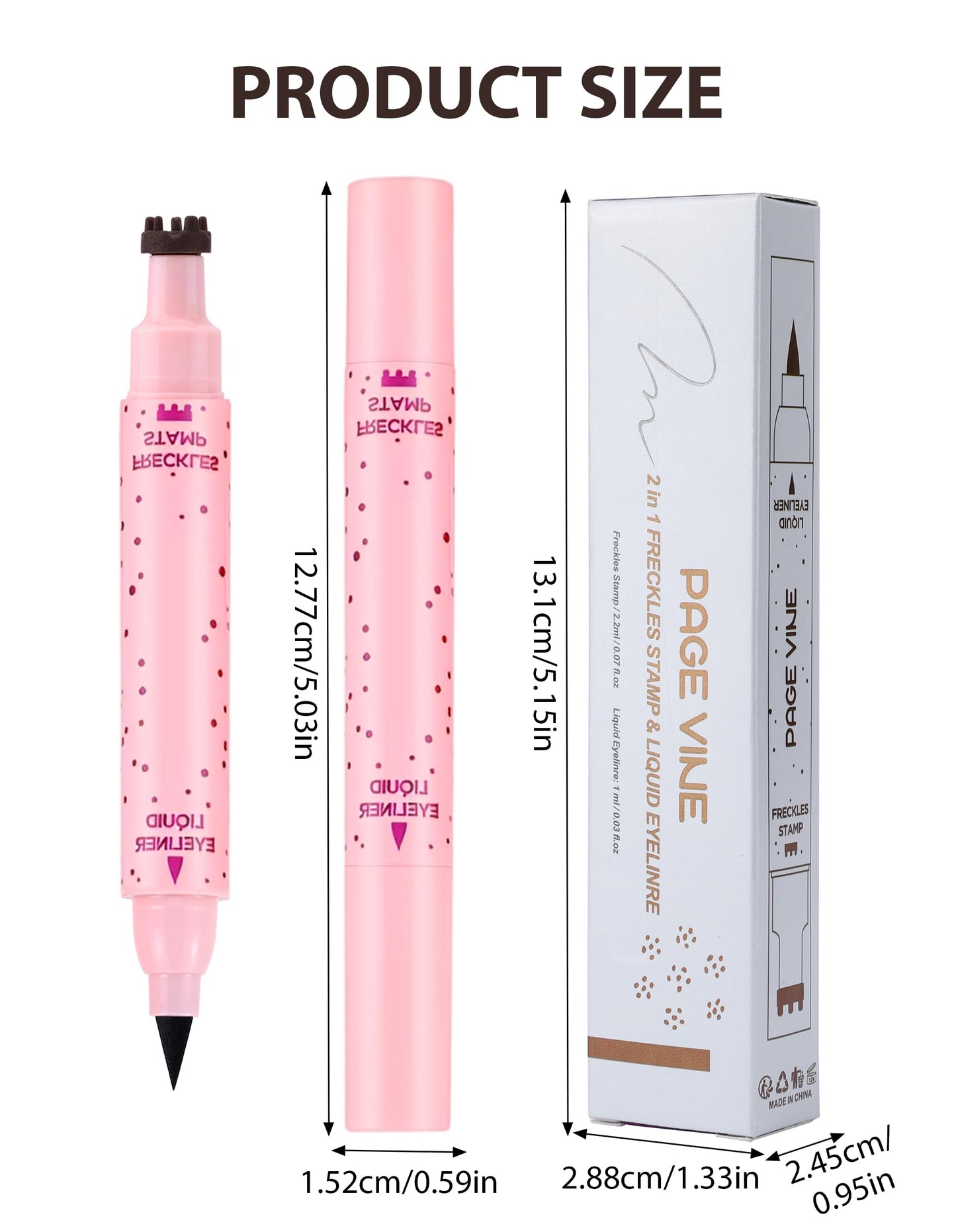 Erinde 2in1 Makeup Freckle Pen 1#