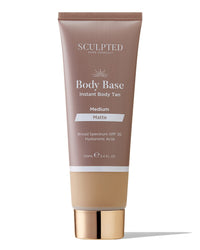 SCULPTED by Aimee Connolly Body Base Instant Tan from Sculpted by Aimee Connolly 100ml - Water-Resistant, Hydrating, Luminous Lotion with SPF30 for an Instant Natural Tan (Medium Matte)