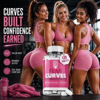 MoovWell Femi Curves Bum & Breast Curves Enhancement Tablets for Women – 120 Tablets for Bigger Curves & Fuller Shape, Natural Ingredients - Bum Enhancement Supplement, Made in UK