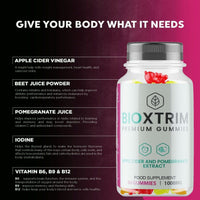 Slim Warriors BioXtrim Gummies to Support Weight Management - All Natural - New & Sealed - Vegan - 1 Bottle