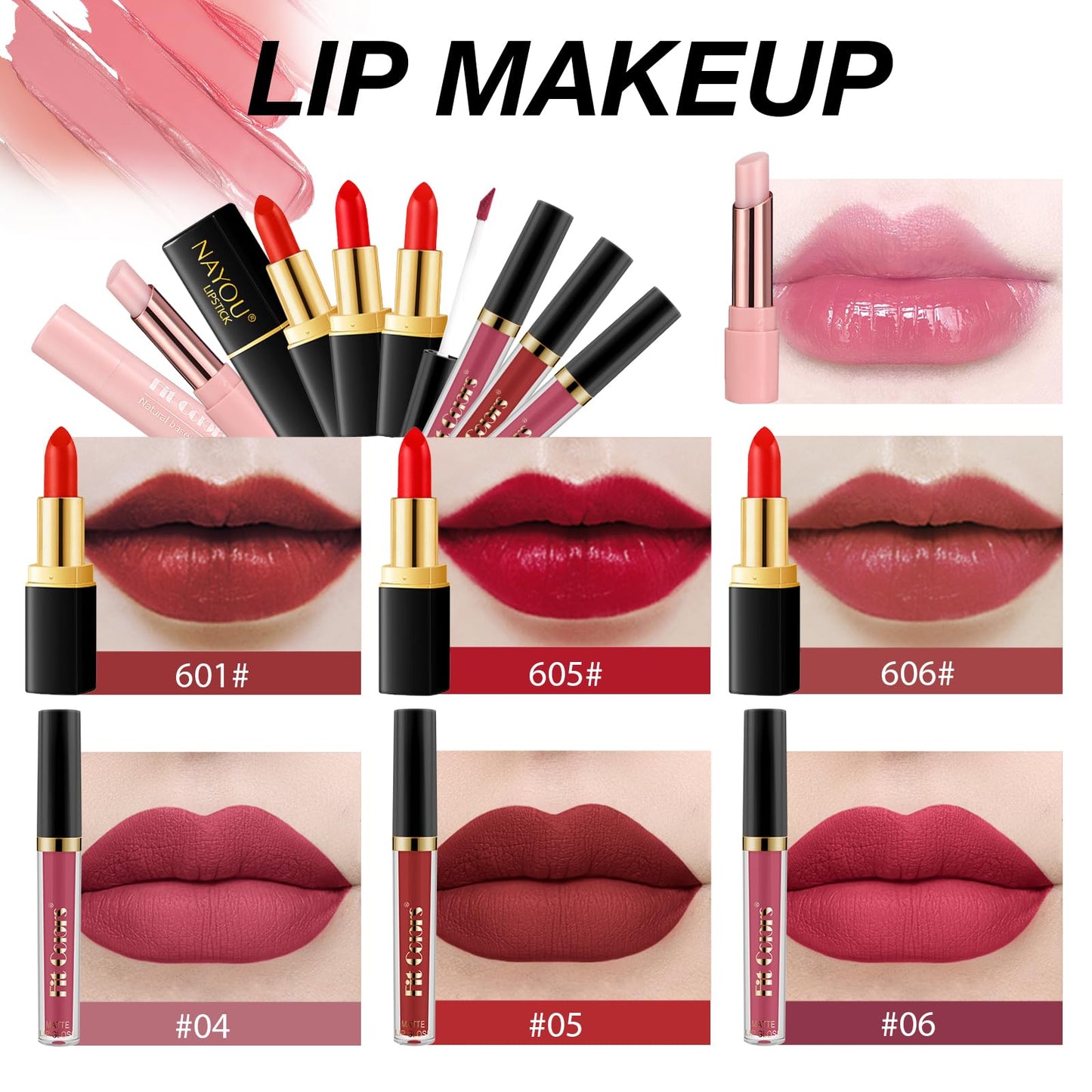 proamate Proamate All in one Makeup Set, Cosmetic Make Up Starter Kit With Storage Bag Portable Travel Make Up Palette Eyeshadow Foundation Lip Gloss Makeup Gift Set for Teenage & Adults(Kit A001)