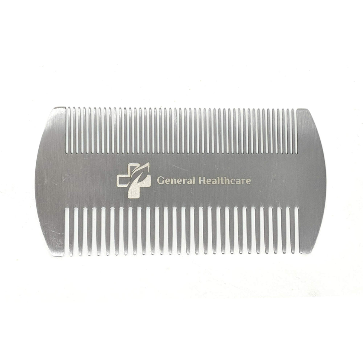 General Healthcare Metal Stainless Steel Hair Comb - Dual Action Lice, Hair, Beard