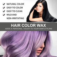 HERBENJOY Temporary Purple Hair Dye Gloss Treatment for Bright or Pastel Hair, Vibrant Colour (One Size)