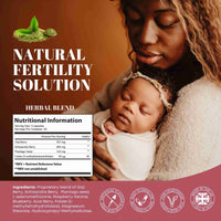 GinSen Ferti Support 150 Capsules, Women Fertility Supplement, Vegan Approved, Herbal Extract & Vitamins Made in UK