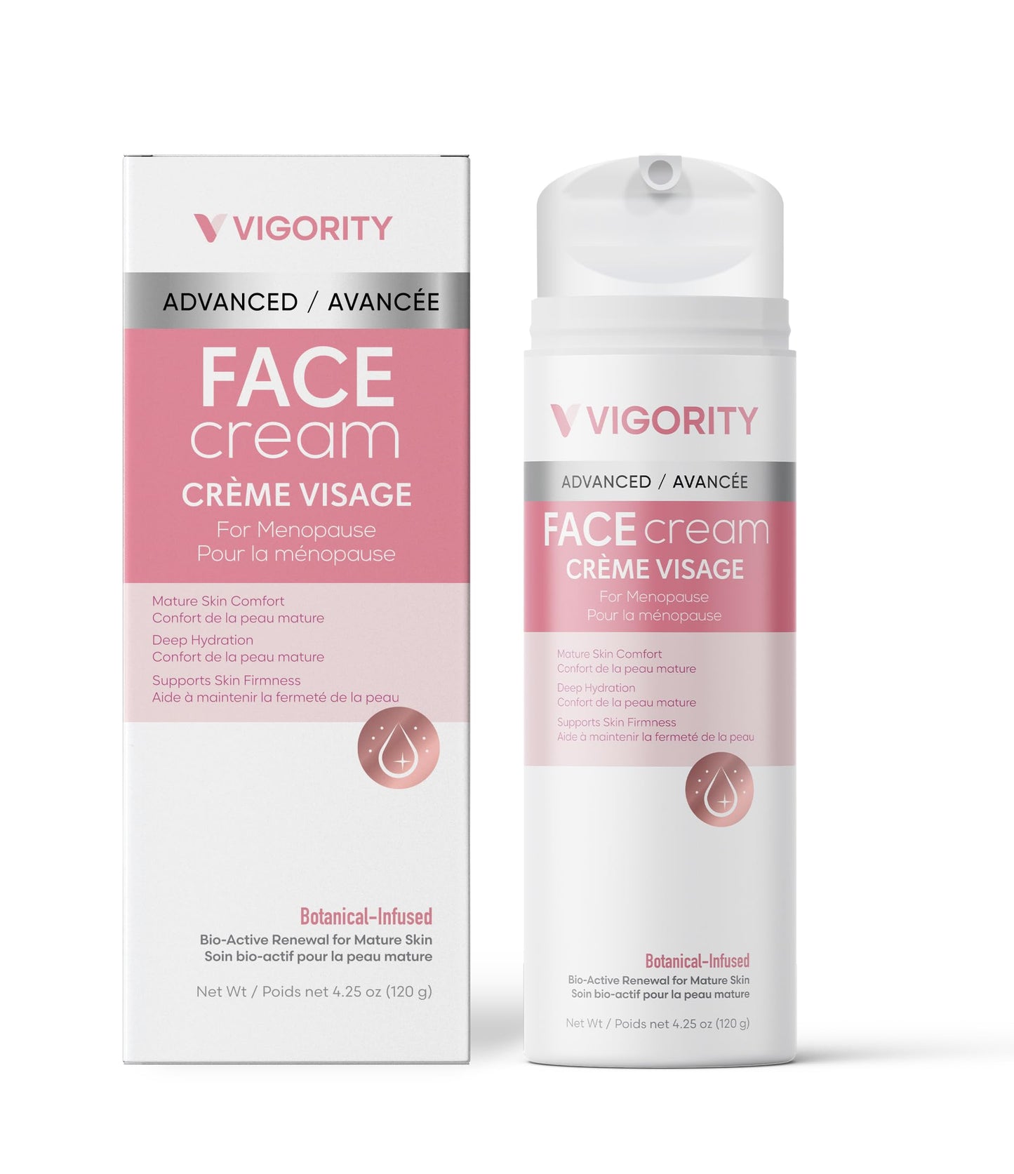 Vigority Menopause Face Cream for Women: Nourishing Moisturizer for Menopausal Skin - Night Cream for Women - 3-Month Supply