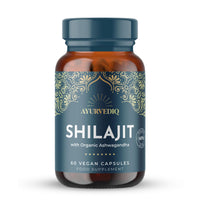 AYURVEDIQ WELLNESS Ayurvediq Wellness Pure Shilajit and Organic Ashwagandha - Himalayan Shilajit with Ashwagandha High Strength Capsules - Ayurveda Products