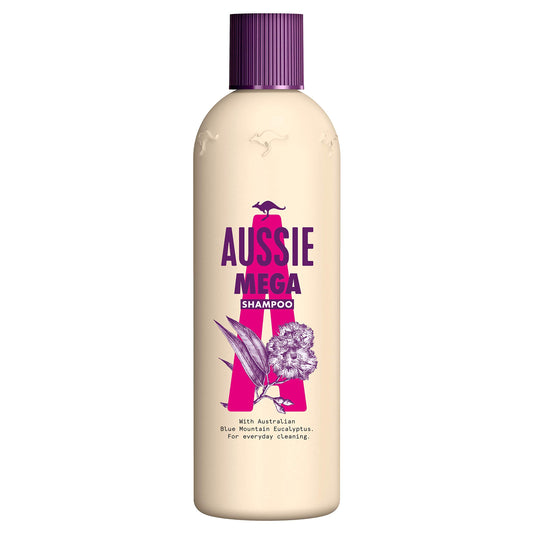 Procter & Gamble Aussie Mega Shampoo, 300 ml (Pack of 1)