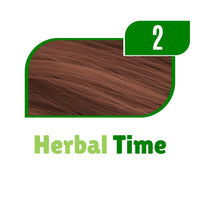 Herbal Time Henna Natural Color Cappuccino Nº 2 | Coloring Cream With Nettle Extract | Gray Hair Cover | Temporary Dye | Ammonia, Sulfates, Parabens Free | 75 ml