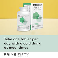 Prime Fifty Fighting Fatigue Supplement – 120 Day Supply – Energy Tablet with Vitamin B12, Magnesium & Iron for Over 50s – Co-Enzyme & C,D&B Vitamins