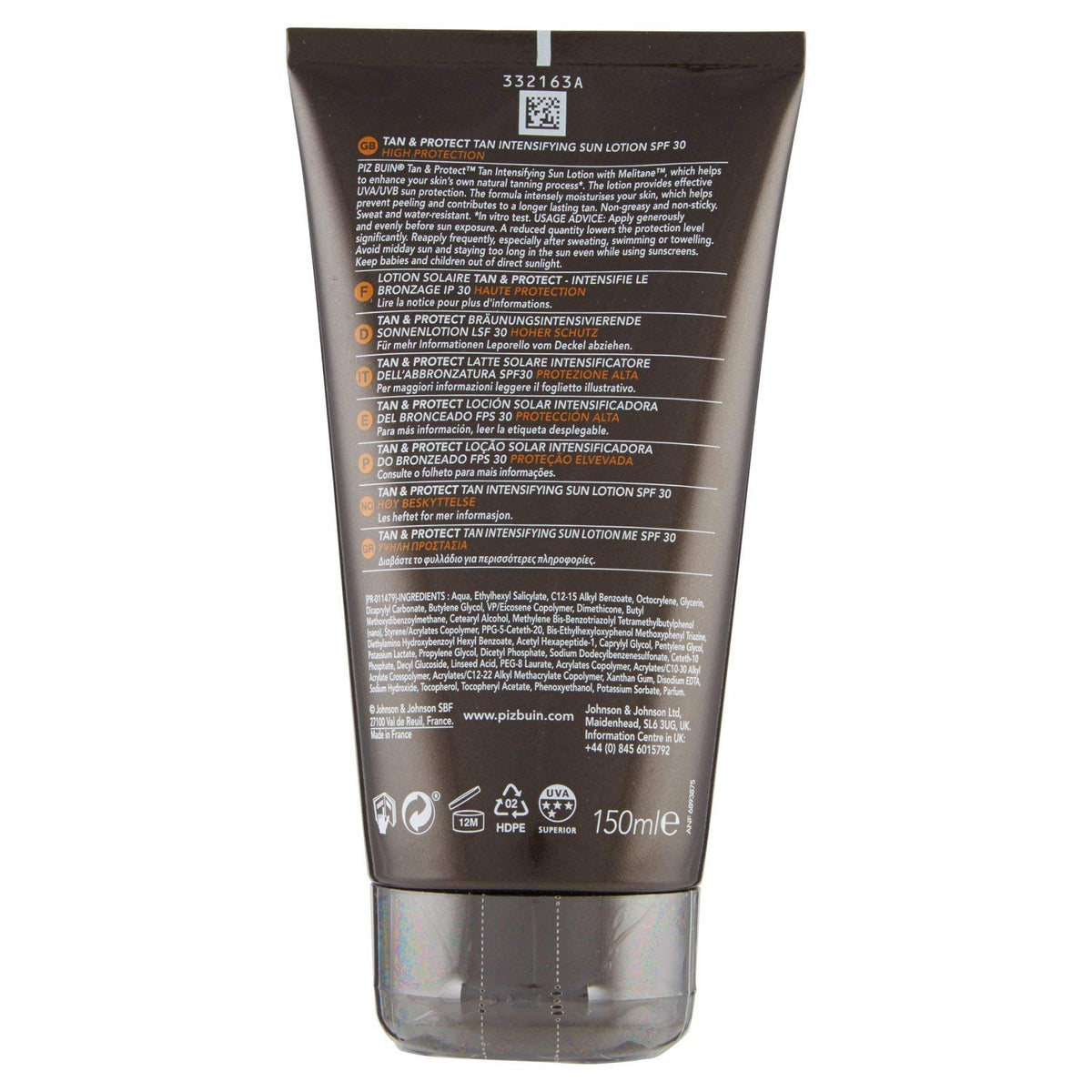 Piz Buin Tan and Protect Lotion SPF 30, 150 ml