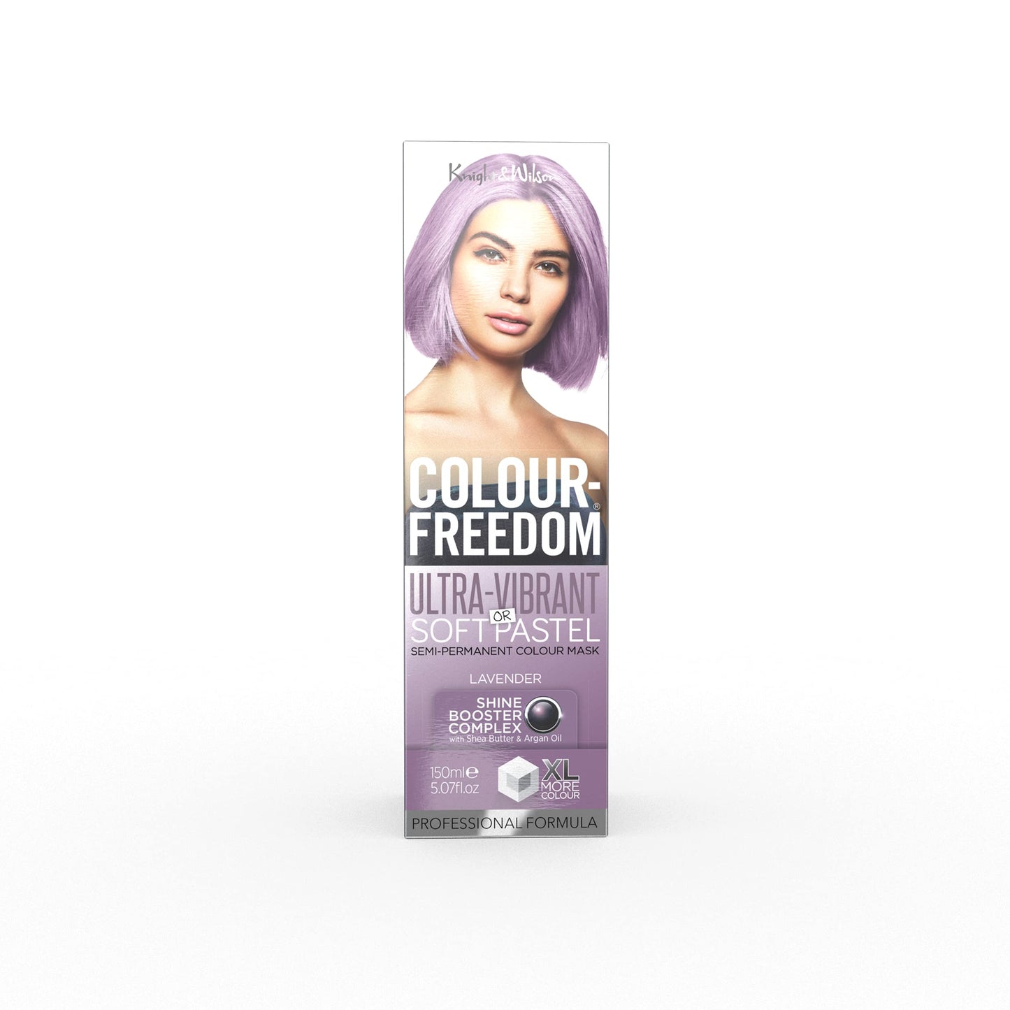 Knight & Wilson Colour-Freedom Lavender Ultra Vibrant or Soft Pastel Semi-Permanent Colour Mask – With Shine Booster Complex