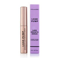 Eyeluvlashes PROFESSIONAL EYELASH EXTENSIONS Lash Growth Serum LASH PUMP for Lashes powerful lash growth formula for thicker & longer lashes including Biotin, Polypeptides, Amino acids, Provitamin B5, Rosemary leaf and tea tree root extract 5ml