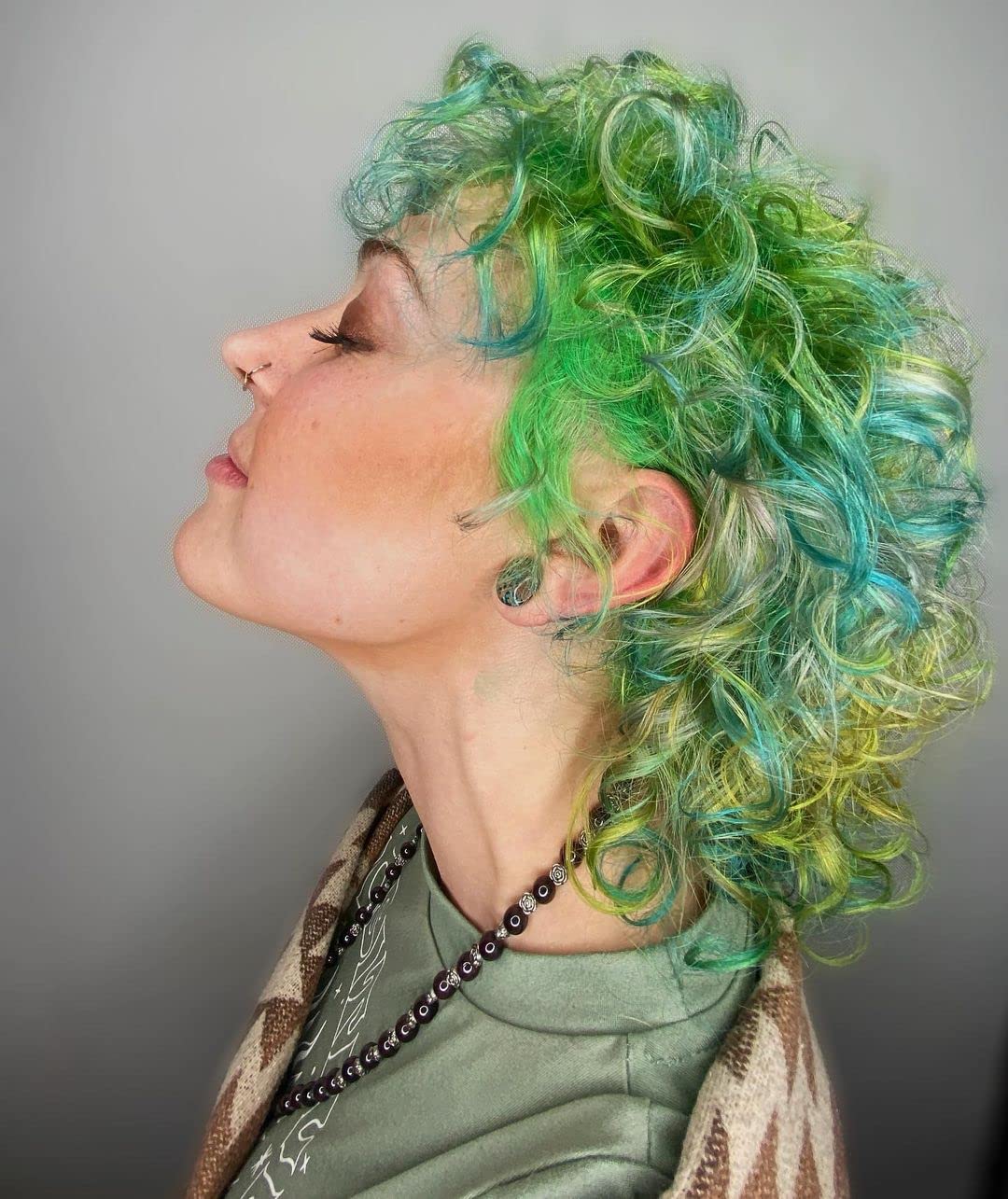 Crazy Color Vibrant Lime Twist Semi-Permanent Duo Hair Dye. Highly Pigmented Lime Green Conditioning & Oil Nourishing Vegan Formula | No Bleach or Ammonia | 200ml