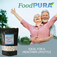 FoodPURA Food Grade Diatomaceous Earth Capsules (Codex) Pure White 94% Silica Fresh Water Sourced 600mg (90)