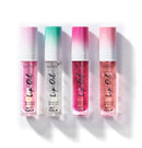 Technic Lip Oil Bundle - 4 Flavoured, Non Sticky, Hydrating Lip Oils With a High Shine Glossy Finish - Mixed Variety Multipack - Strawberry, Mint, Cherry, Orange