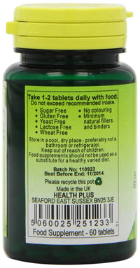 Health Plus Ginkgo 50 Memory Plant Supplement - 60 Tablets