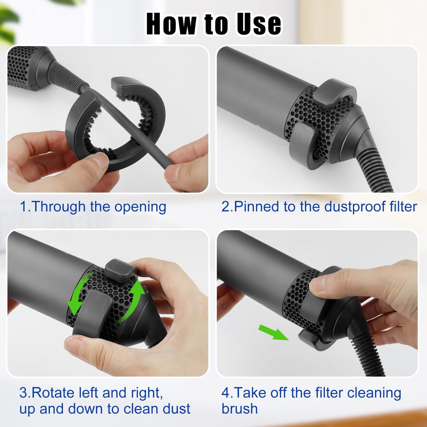 Chuancheng Filter Cleaning Brush for Dyson Airwrap HS01 HS05 Hair Styler Gentle Air Attachments 96976001