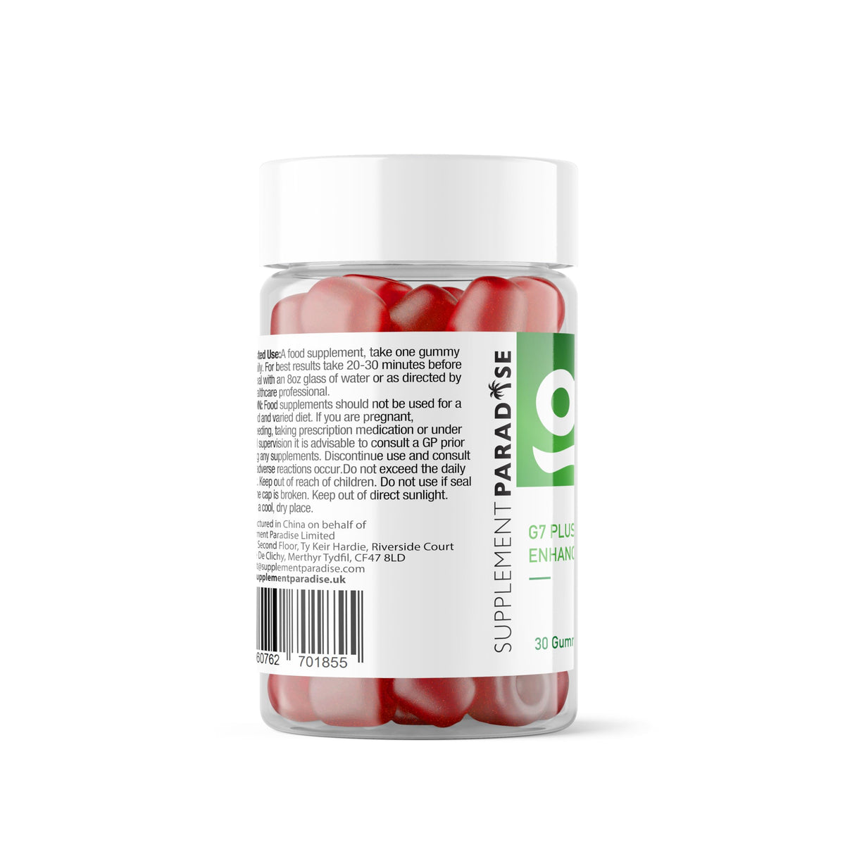 SUPPLEMENT PARADISE G7 Plus Enhanced Formula Gummies - 1 Month Supply