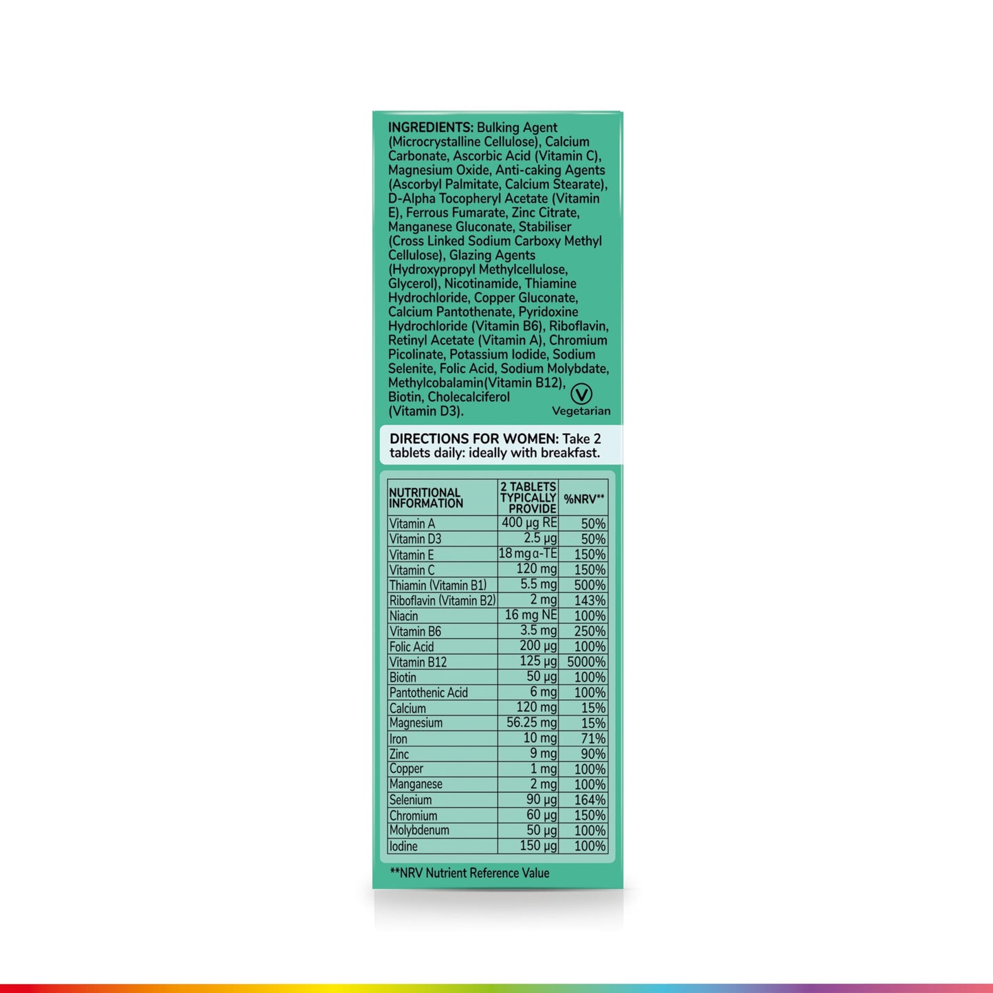 Health & Her Multivitamin for Women Taking Hormone Replacement Therapy (HRT) - Supplements for Women - Nutrition and Wellbeing Support - 1 Month Supply, 60 Capsules - Vegan & Gluten Free