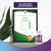 Glucomannan (Konjac) 3000 mg High Dose Capsules with Chromium, Vegan, Additives Free, Allergen Free, Non-GMO, 180 Capsules by Sensilab Essentials