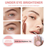 LUMKMAS Under Eye Brightener, Under Eye Colour Corrector Anti-aging Eye Concealer for Dark Circles, Spot and Blemish, Full Coverage Eye Primer Long Lasting Eye Highlighter Foundation