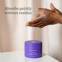 Lansinoh Calming Bedtime Magnesium Butter for Pregnancy & Postpartum - Cocoa & Shea Butter infused with Lavender & Chamomile scents - Hydrating & Absorbs quickly - Restless leg syndrome relief