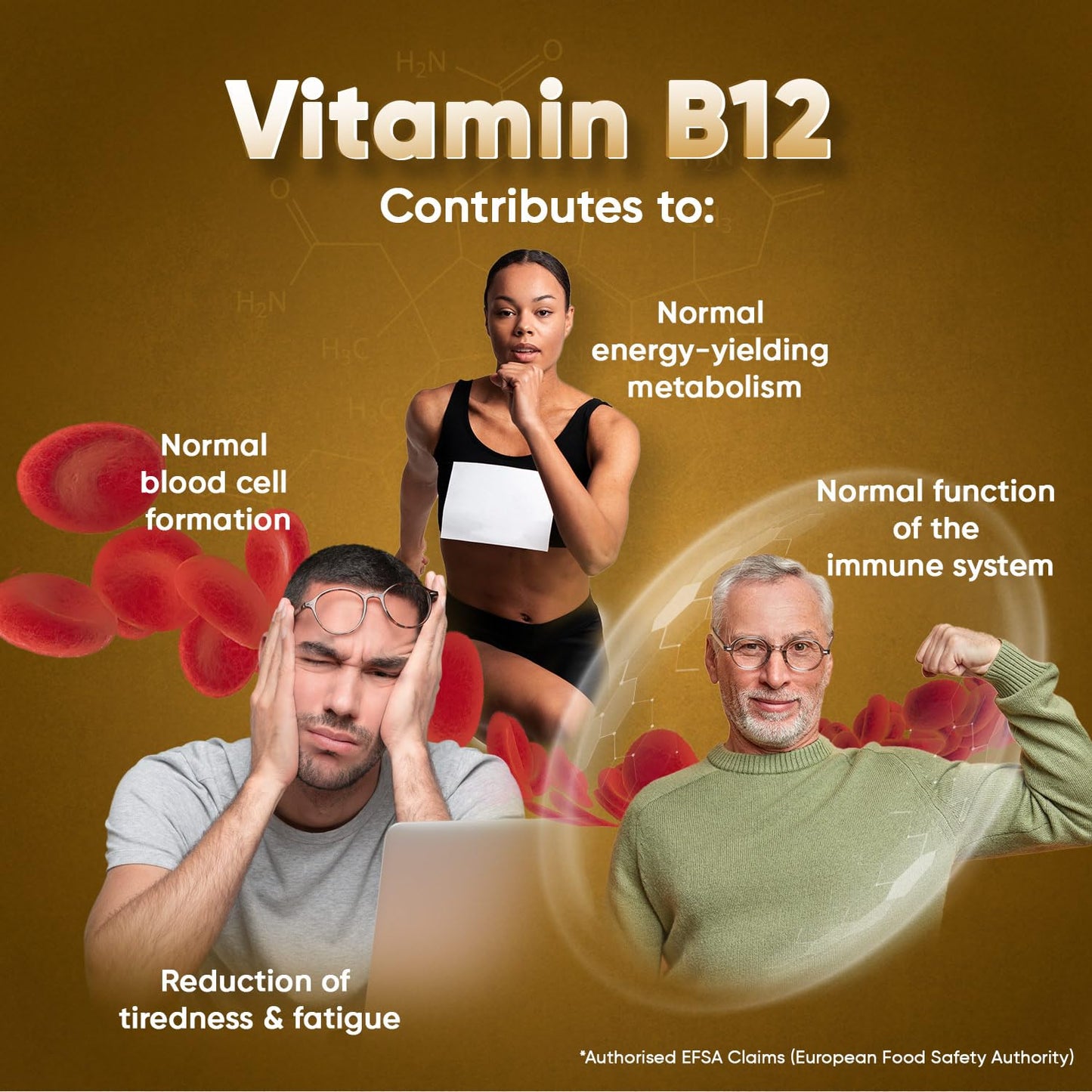 Vitamin B12 Tablets High Strength – 1000mcg Vegan B12 Supplement – 450 Pure Methylcobalamin Tablets (14+ Months Supply) – Tiredness and Fatigue Tablets – Immunity Supplements – GMP Approved