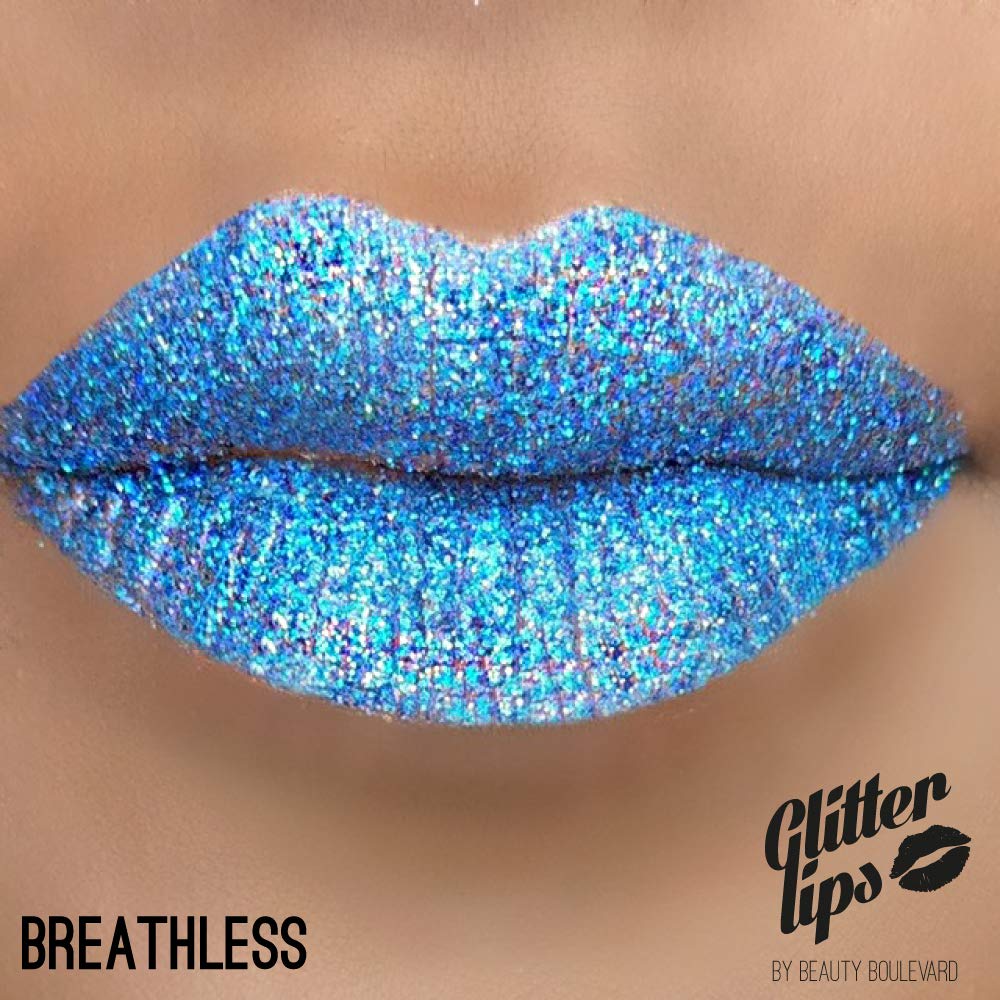 BEAUTYBLVD Glitter Lips, Cruelty Free Lip Kit - Diamond in the Buff