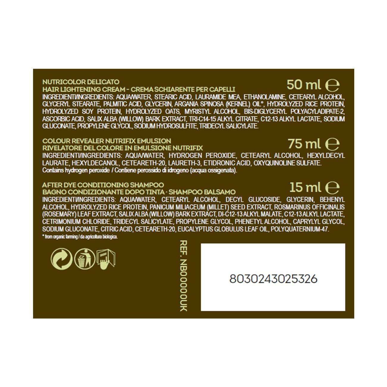 BIOKAP BioKap Hair Lightening Cream 0.0 145ml, permanent, vegan & natural nourishing formula suitable for sensitive skin
