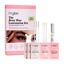 MYLEE Mylee Brow Wow Lamination Kit – Eyebrow Lamination Kit for Fuller, Fluffier, Defined Brows – 3 Applications – 4-Step System with Glue, Lifting, Fixing & Conditioning – Vegan & Cruelty-Free