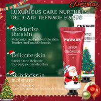 MINSHZEE 5 Piece Christmas Hand Cream Set, Hand Cream Gift Set, Botanical Scented Hand Cream, Natural Ingredients, Non-Greasy, Fast Absorbing For Moisturizing and Nourishing