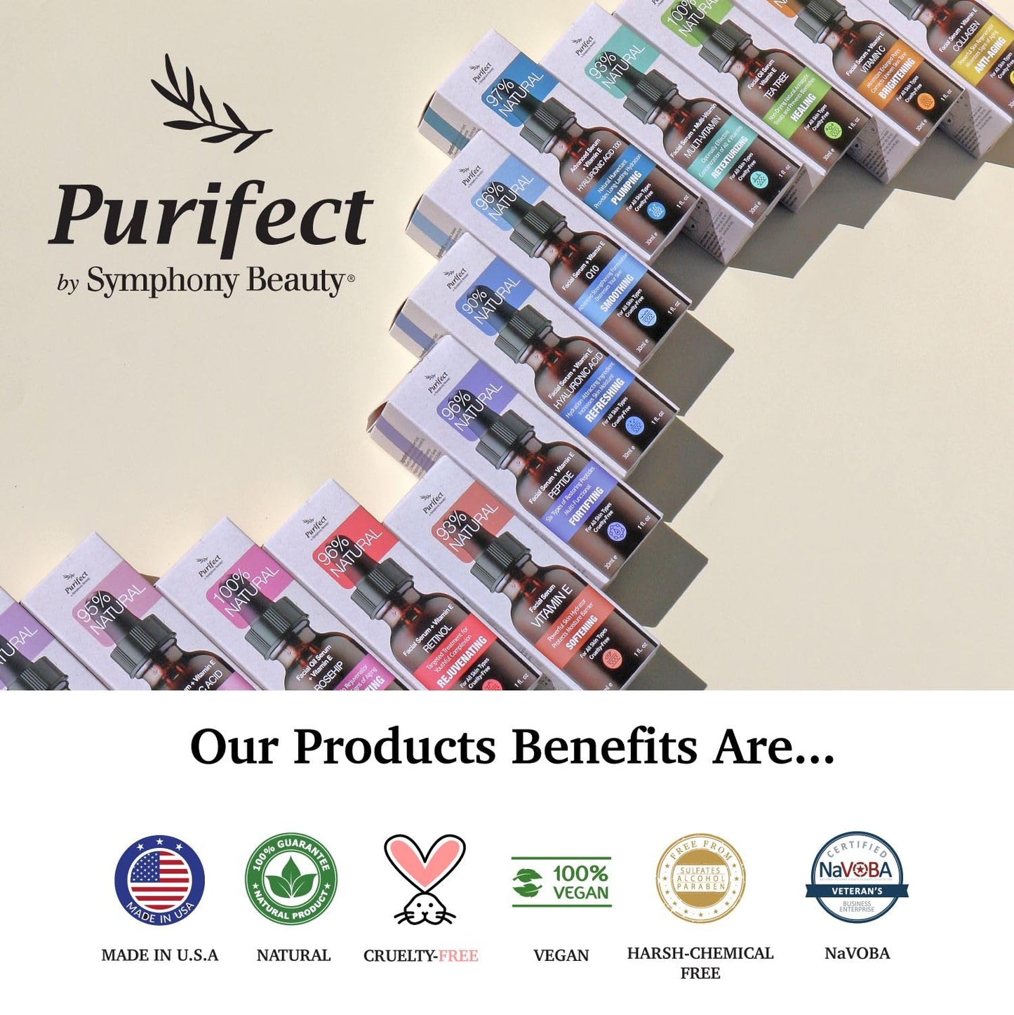 Purifect Softening Vitamin E Facial Serum, Powerful Skin Hydrator Protects Moisture Barrier, Vitamin E Oil Improves Dehydrated and Damaged Skin, Repairs and Moisturises 60ml