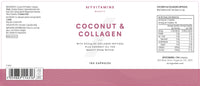 MyVitamins Myprotein Coconut & Collagen Capsules – Hydrolysed Collagen, Coconut Oil & Vitamin C – Supports Skin Health, Glow & Elasticity – 180 Capsules - 90 Servings (3 Month Supply)