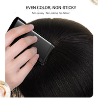 Generic Waterproof Sweat-Proof Hair Dye Comb for Root Touch Up, Natural Black Color with Safe Formula, Convenient Portable Hair Root Concealer Stick (Brown)