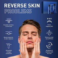 HAORQEE Mens Skincare Gift Set for Teenage Boys, Simple Skin Care Sets & Kits, Hydrate Brightening Sets for Teenagers Boyfriend, Includes Cleanser-Toner-Lotion(3PCS)-Clean Pore Oil Control Moisture Hydrate