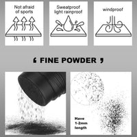 DMQ Hair Building Fibers,Natural Hair Fibers for Men & Women,Hair Fibres Dark Brown,Hair Powder for Thinning Hair,Easily Cover & Waterproof,Hair Loss Concealer,Instantly Conceals Hair Loss,Soft Powder