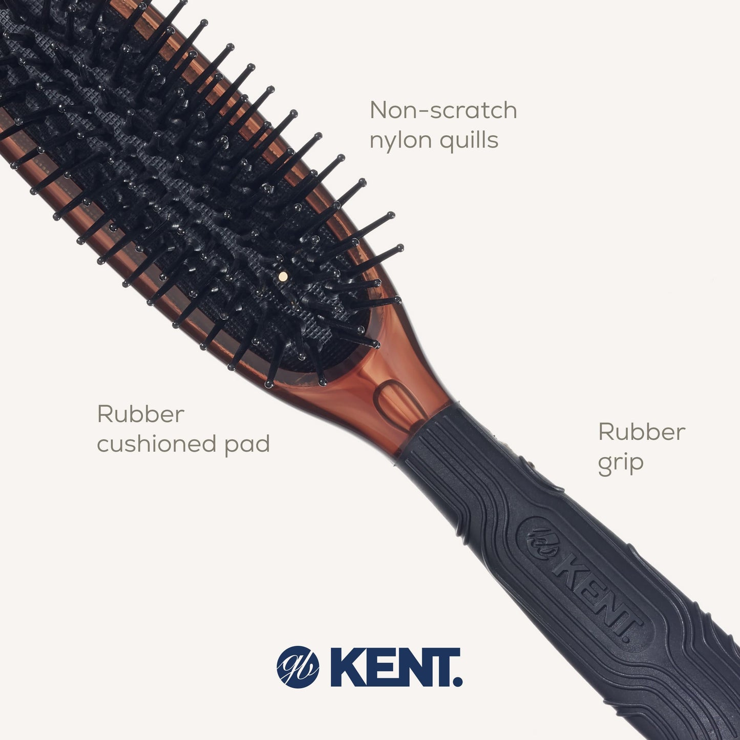 KENT Kent Hog Range Head Hog Hair Brush