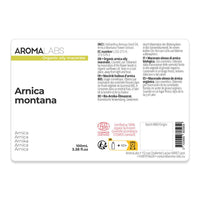 Aroma Labs ORGANIC - ARNICA Infused Oil - 100mL - 100% Pure, Natural and Cosmos Certified - AROMA LABS (French Brand)