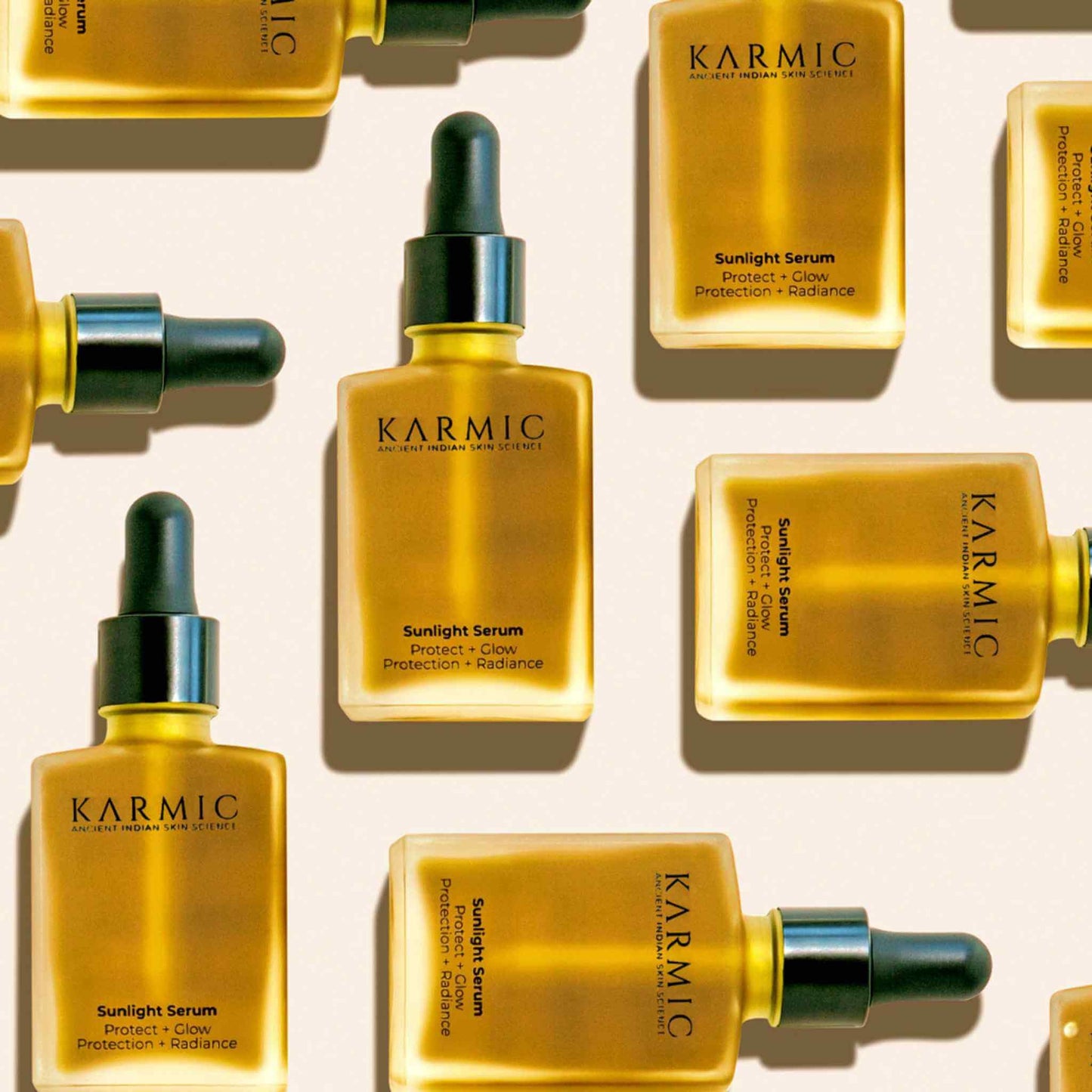 Karmic Skin Brightening Vitamin C Face Serum: With Saffron & Vit. E | Hydrate & Reveal Bright Glowing Skin | Correct Dark Spots | Treat Hyperpigmentation | Organic Facial Oil Skin Care | Women & Men