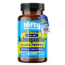 Nifty Nutrients Ashwagandha KSM-66® 1500mg High Strength Capsules | 1 a Day | 90 Capsules 3 Month Supply | Vegan & Black Pepper to Aid Absorption | Made in The UK