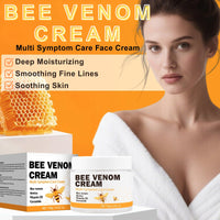 TBeautfave Bee Venom Cream&Bee Venom Firming Serum Stick – Multi Symptom Care Face Cream,Smooth Wrinkles Hydrate Skin Serum Stick,Anti Aging Serum,Skin Care Sets,Deeply Moisturize,Restore Vitality