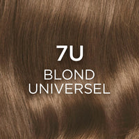 Mixa L'Oréal Paris - Permanent Hair Colour Kit - Ammonia Free - Covers 100% White Hair - Excellence Cream Universal Nudes - Shade : Universal Blonde (7)