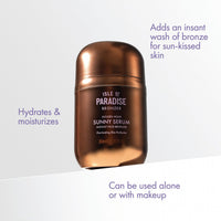 Isle of Paradise Sunny Serum Instant Face Bronzer, Golden Hour, 30 mL