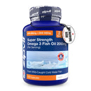 Zipvit Omega 3 Fish Oil 2000mg, EPA 660mg DHA 440mg per Daily Serving. 120 Capsules (2 Months Supply)