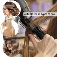 WNXBFO Hair Brush Women, Hairbrush, Hairbrushes for Women, Hair Brush for Blow Drying, Round Hair Brushes for Hair Blow Drying, Straightening, Styling, Curling
